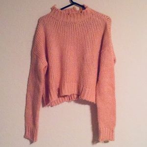 Show me your mumu pink shark bite sweater